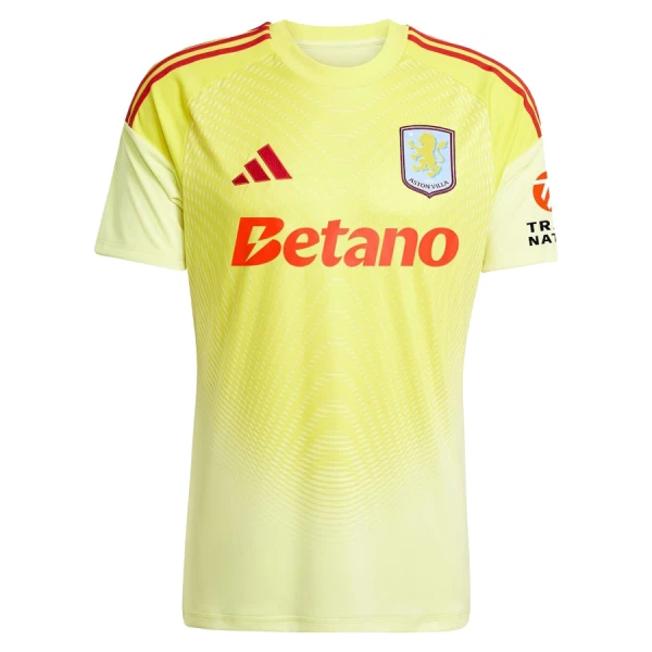 Maglia Portiere Aston Villa Uomo 2025-26 Gialla Maglia Portiere Aston Villa Uomo 2025-26 Gialla