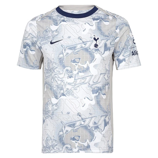 Maglia Tottenham Hotspur Pre-Match Uomo 2025-26 Bianca Maglia Tottenham Hotspur Pre-Match Uomo 2025-26 Bianca