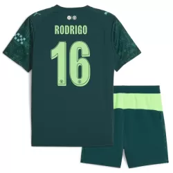 Completo calcio Manchester City Rodrigo 16 Bambino 4th EA Sport 2025-26 Completo calcio Manchester City Rodrigo 16 Bambino 4th EA Sport 2025-26