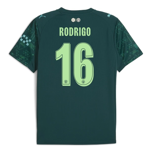 Maglia Manchester City Rodrigo 16 Uomo 4th EA Sport 2025-26 Maglia Manchester City Rodrigo 16 Uomo 4th EA Sport 2025-26