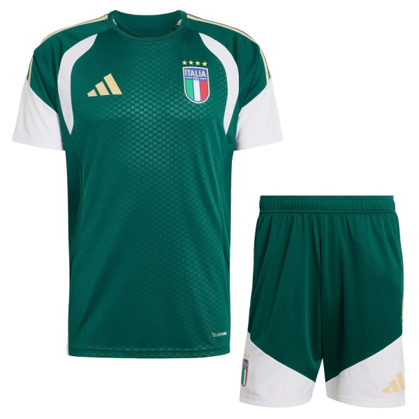 Italia Maglia da Allenamento Bambino Mondiali 2026 Verde