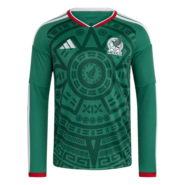 Maglia Messico Uomo Primo Mondiali 2026 Maniche Lunghe