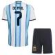 Completo calcio Argentina De Paul 7 Bambino Primo Mondiali 2026