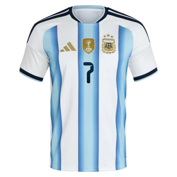 Completo calcio Argentina De Paul 7 Bambino Primo Mondiali 2026