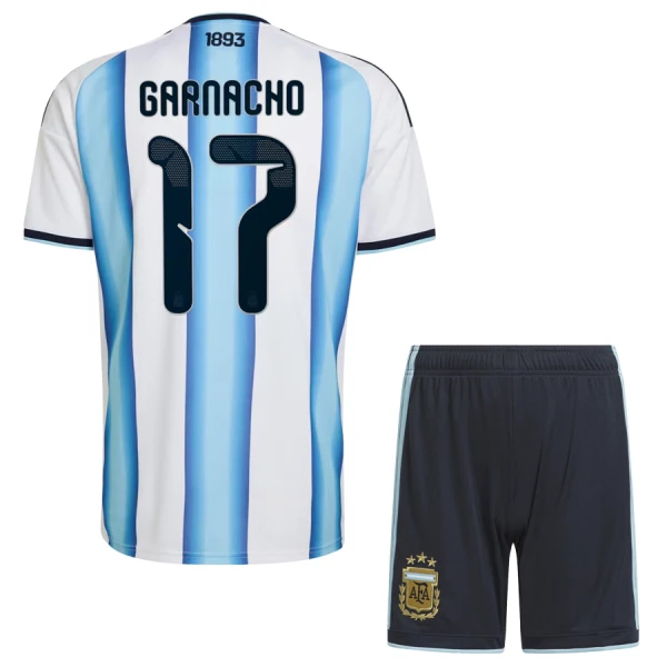 Completo calcio Argentina Garnacho 17 Bambino Primo Mondiali 2026 Completo calcio Argentina Garnacho 17 Bambino Primo Mondiali 2026
