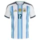 Completo calcio Argentina Garnacho 17 Bambino Primo Mondiali 2026