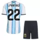 Completo calcio Argentina Lautaro Martinez 22 Bambino Primo Mondiali 2026 Completo calcio Argentina Lautaro Martinez 22 Bambino Primo Mondiali 2026