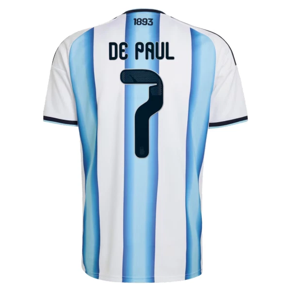 Maglia Argentina De Paul 7 Uomo Primo Mondiali 2026