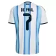 Maglia Argentina De Paul 7 Uomo Primo Mondiali 2026