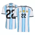Maglia Argentina Lautaro Martinez 22 Uomo Primo Mondiali 2026