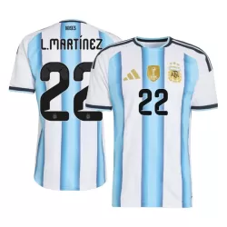 Maglia Argentina Lautaro Martinez 22 Uomo Primo Mondiali 2026