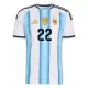 Maglia Argentina Lautaro Martinez 22 Uomo Primo Mondiali 2026