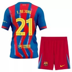 Completo calcio Barcellona Frenkie de Jong 21 Bambino 4th 2025-26