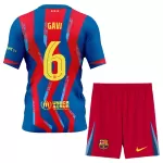 Completo calcio Barcellona Gavi 6 Bambino 4th 2025-26