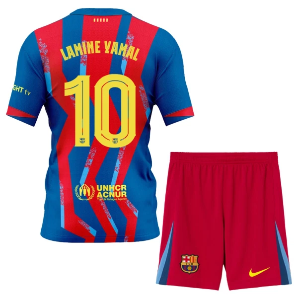 Completo calcio Barcellona Lamine Yamal 10 Bambino 4th 2025-26