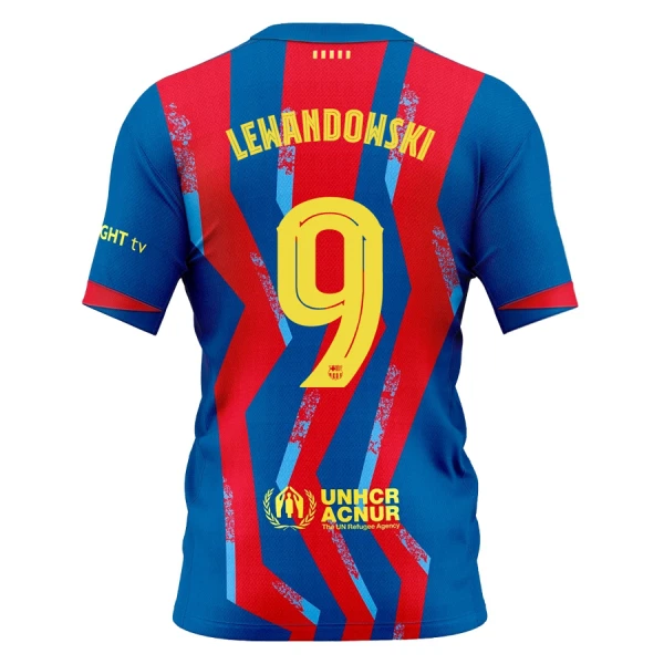 Completo calcio Barcellona Lewandowski 9 Bambino 4th 2025-26