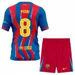 Completo calcio Barcellona Pedri 8 Bambino 4th 2025-26