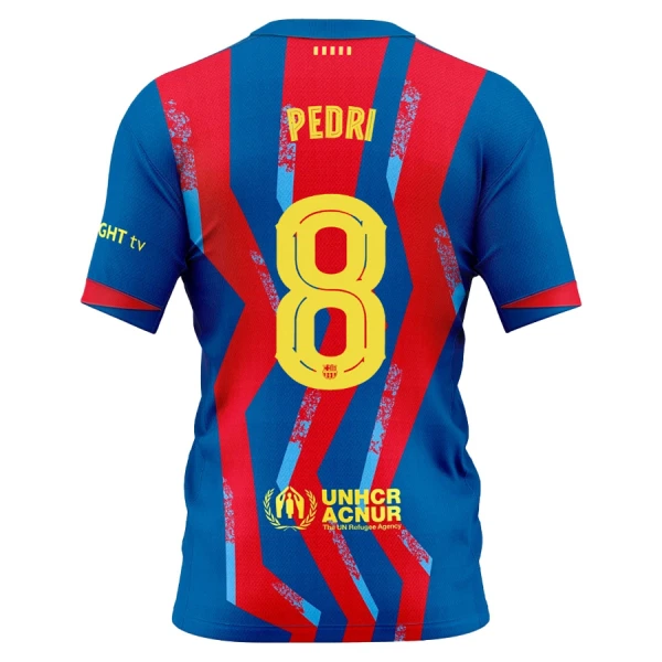 Completo calcio Barcellona Pedri 8 Bambino 4th 2025-26