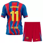 Completo calcio Barcellona Raphinha 11 Bambino 4th 2025-26