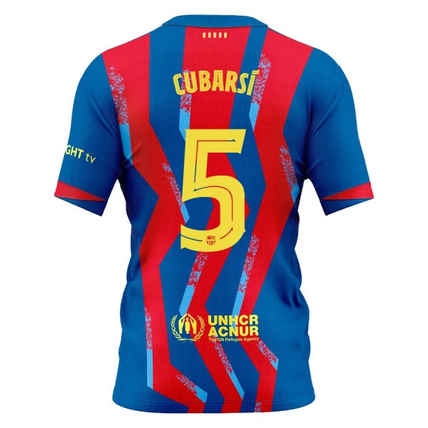 Maglia Barcellona Cubarsi 5 Uomo 4th 2025-26