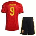 Completo calcio Belgio Trossard 9 Bambino Primo Mondiali 2026