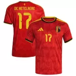 Maglia Belgio De Ketelaere 17 Uomo Primo Mondiali 2026