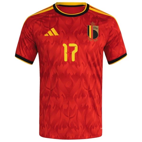 Maglia Belgio De Ketelaere 17 Uomo Primo Mondiali 2026