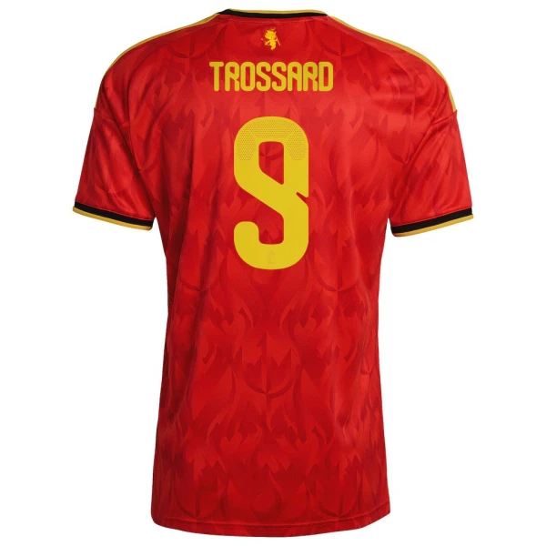 Maglia Belgio Trossard 9 Uomo Primo Mondiali 2026