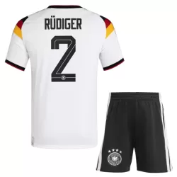 Completo calcio Germania Rudiger 2 Bambino Primo Mondiali 2026