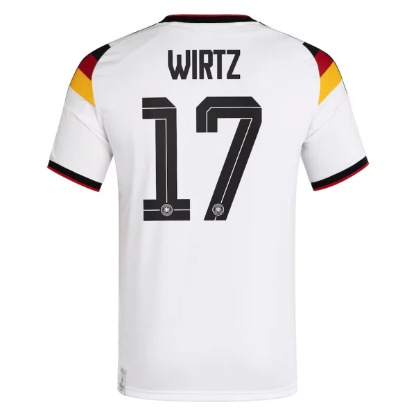 Completo calcio Germania Wirtz 17 Bambino Primo Mondiali 2026