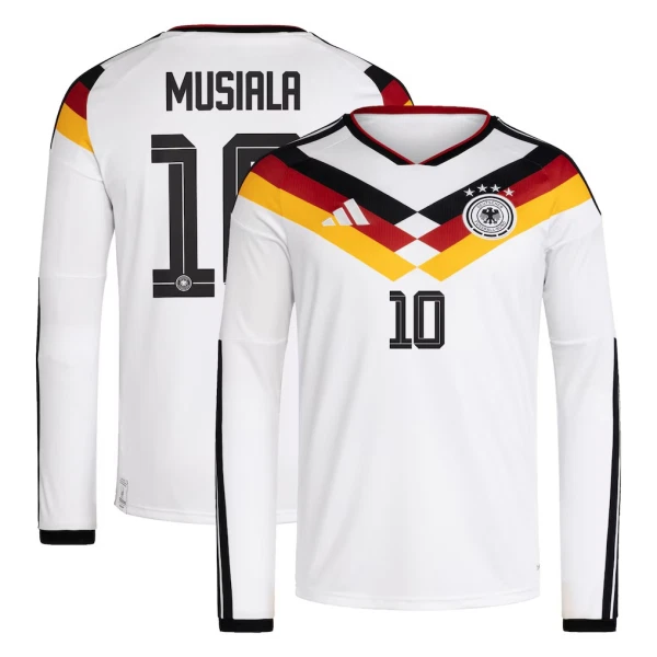 Maglia Germania Musiala 10 Uomo Primo Mondiali 2026 Maniche Lunghe Maglia Germania Musiala 10 Uomo Primo Mondiali 2026 Maniche Lunghe