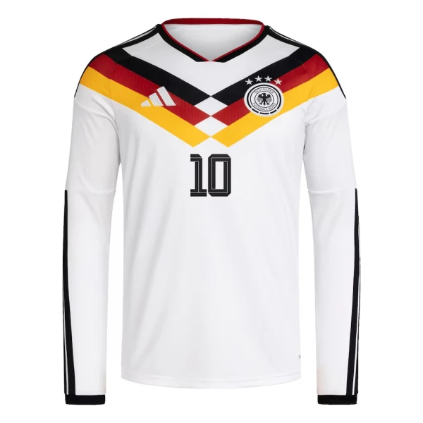 Maglia Germania Musiala 10 Uomo Primo Mondiali 2026 Maniche Lunghe