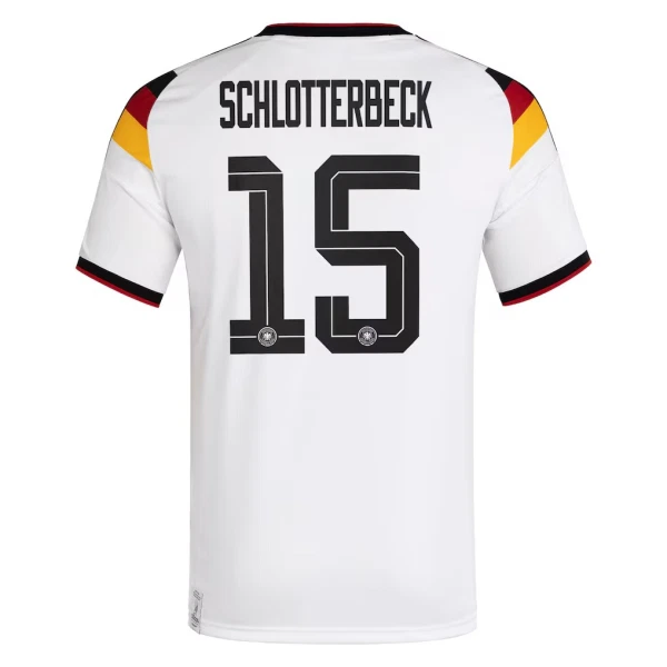 Maglia Germania N. Schlotterbeck 15 Uomo Primo Mondiali 2026