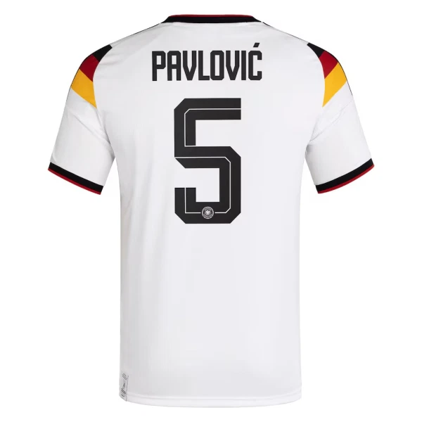 Maglia Germania Pavlovic 5 Uomo Primo Mondiali 2026