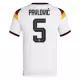Maglia Germania Pavlovic 5 Uomo Primo Mondiali 2026