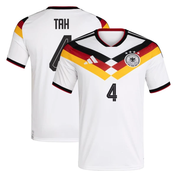 Maglia Germania Tah 4 Uomo Primo Mondiali 2026 Maglia Germania Tah 4 Uomo Primo Mondiali 2026