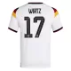 Maglia Germania Wirtz 17 Uomo Primo Mondiali 2026