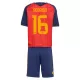 Completo calcio Spagna Rodrigo 16 Bambino Primo Mondiali 2026 Completo calcio Spagna Rodrigo 16 Bambino Primo Mondiali 2026