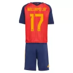 Completo calcio Spagna Williams JR 17 Bambino Primo Mondiali 2026