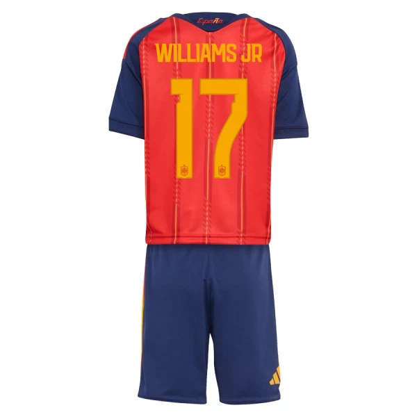 Completo calcio Spagna Williams JR 17 Bambino Primo Mondiali 2026