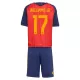 Completo calcio Spagna Williams JR 17 Bambino Primo Mondiali 2026