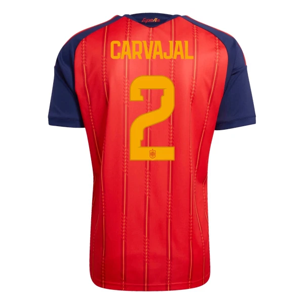 Maglia Spagna Carvajal 2 Uomo Primo Mondiali 2026 Maglia Spagna Carvajal 2 Uomo Primo Mondiali 2026