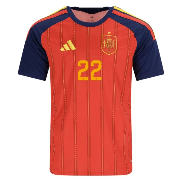 Maglia Spagna Cucurella 22 Uomo Primo Mondiali 2026