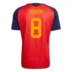 Maglia Spagna Fabian 8 Uomo Primo Mondiali 2026