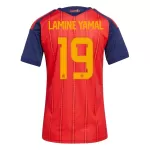 Maglia Spagna Lamine Yamal 19 Donna Primo Mondiali 2026
