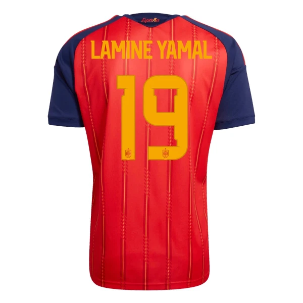 Maglia Spagna Lamine Yamal 19 Uomo Primo Mondiali 2026