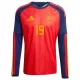 Maglia Spagna Lamine Yamal 19 Uomo Primo Mondiali 2026 Maniche Lunghe