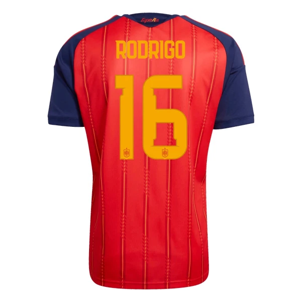 Maglia Spagna Rodrigo 16 Uomo Primo Mondiali 2026 Maglia Spagna Rodrigo 16 Uomo Primo Mondiali 2026