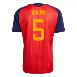 Maglia Spagna Vivian 5 Uomo Primo Mondiali 2026