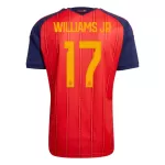 Maglia Spagna Williams JR 17 Uomo Primo Mondiali 2026